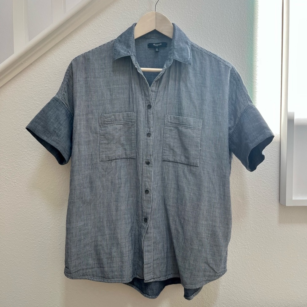 Madewell Cotton Oversized Button Up